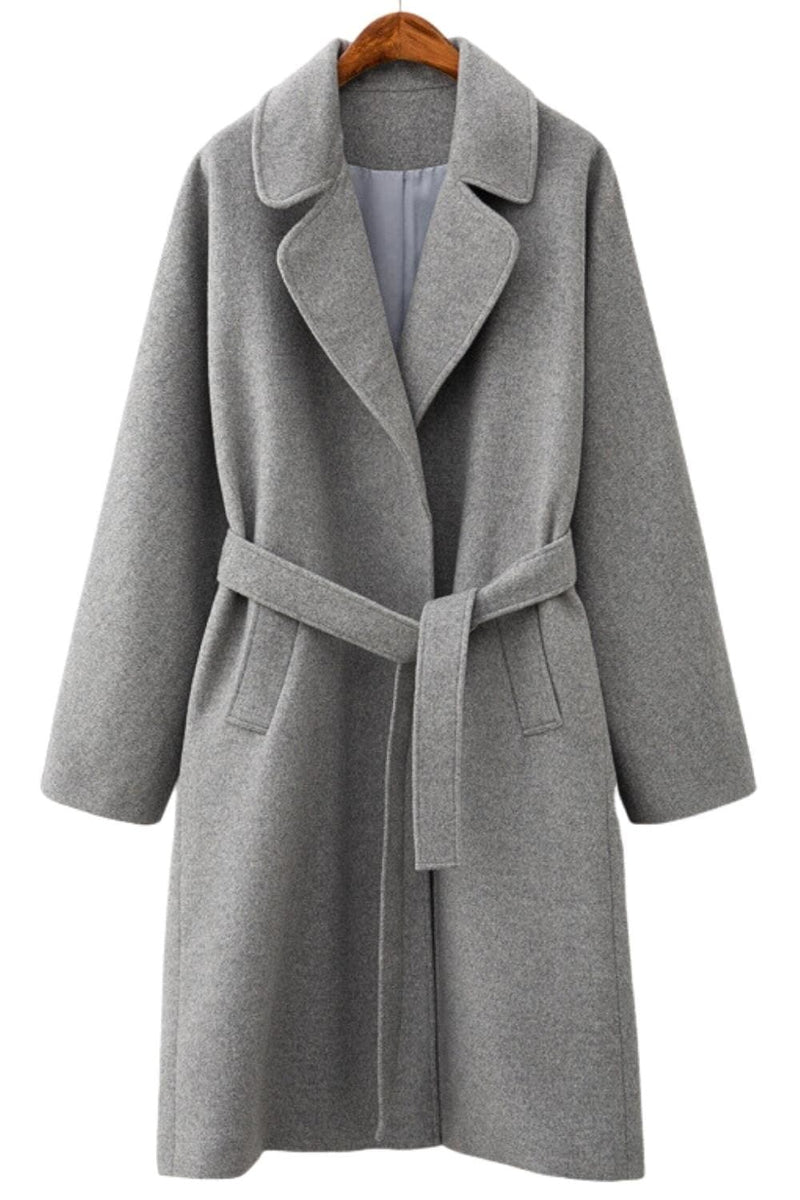 Belted Wool Coat, Coats & Jackets