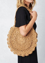 Knitted Round Beach Tote (2∙Colors)