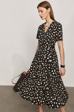 Polka Dot Midi Dress