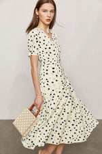 Polka Dot Midi Dress