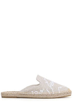 Abstract Face Espadrille Slippers