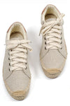 Lace-Up Espadrille Sneakers