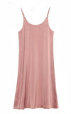Slip Midi Dress - Pink / S
